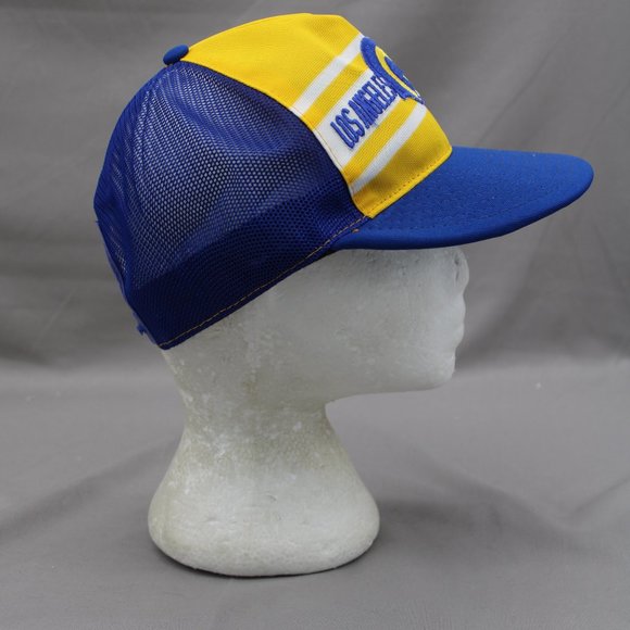 Los Angeles Rams Hat (VTG) - Two Tone Tucker Hat - Adutl Snapback - Picture 6 of 7